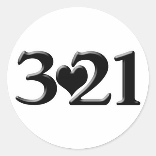 Welt-Down-Syndrom-Tag Runder Aufkleber (Vorderseite)