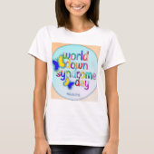 Welt-Down-Syndrom-Tag T-Shirt (Vorderseite)