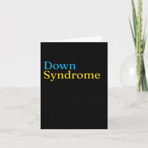 Welt-Down-Syndrom-Tag zur Bekämpfung von Krebsvors Karte