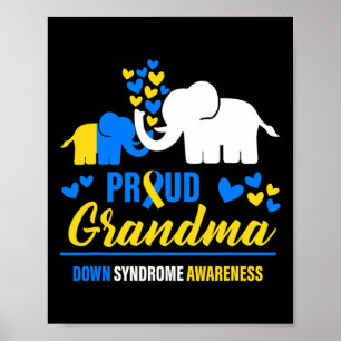 Welt-Down-Syndrom-Tag zur Bekämpfung von Krebsvors Poster