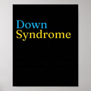 Welt-Down-Syndrom-Tag zur Bekämpfung von Krebsvors Poster
