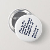 Welt durch die Augen der menieres Button (Vorne & Hinten)