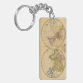 Welt durch Worcester Schlüsselanhänger (Vorderseite links)