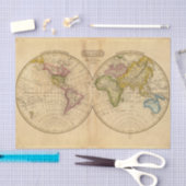 Welt durch Worcester Seidenpapier (Handwerk)