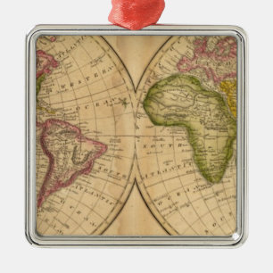 Welt durch Worcester Silbernes Ornament