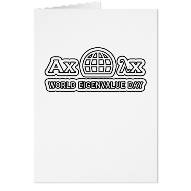 Welt-Eigenwert-Tag! (Vorne)