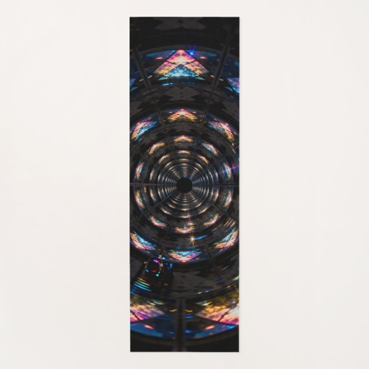 Welt endloser Spiegel, die einen Himmel über dem F Yogamatte (Vorderseite)