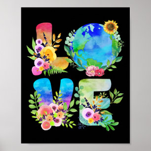 Welt-Erde-Tag der Liebe Poster