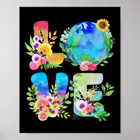 Welt-Erde-Tag der Liebe Poster (Vorne)