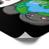 Welt-Erde-Tag - Panda Poster (Ecke)