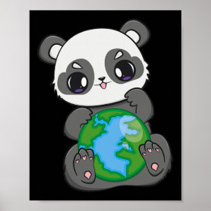 Welt-Erde-Tag - Panda Poster