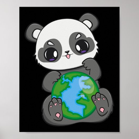 Welt-Erde-Tag - Panda Poster (Vorne)