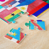 Welt-Flaggen-Puzzle Puzzle (Seite)