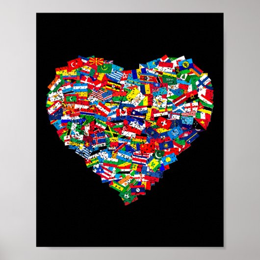 Welt-Flaggen-Tag 1 Poster (Vorne)