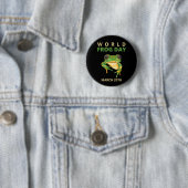 Welt-Frosch-Tag Button (Beispiel)