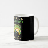 Welt-Frosch-Tag Kaffeetasse (VorderseiteRechts)