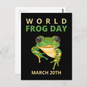 Welt-Frosch-Tag Postkarte (Vorne/Hinten)