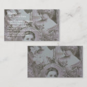 Welt Garnella und Mack Vintages Theater Visitenkarte (Vorne/Hinten)