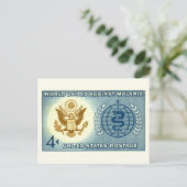 Welt gegen Malaria Vintag Postkarte (Stehend Vorderseite)