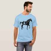 Welt gemalter Pony-Chat T-Shirt (Vorne ganz)