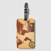 Welt Gepäckanhänger (Vorderseite Vertikal)