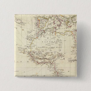 Welt, gnomonischer Proj I Afrika und Südeuropa Button