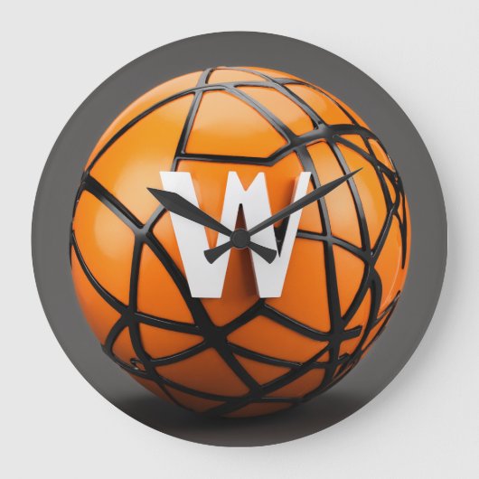 Welt Große Wanduhr (Vorderseite)