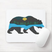 Welt in einem Bären Mousepad (Mit Mouse)