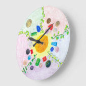 Welt innerhalb von Gemeinen und Perlen Uhr (Winkel)