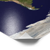 Welt insgesamt - Planet Erde Fotodruck (Ecke)