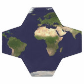 Welt insgesamt - Planet Erde Fußball (Flach)