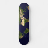 Welt insgesamt - Planet Erde Skateboard (Vorderseite)