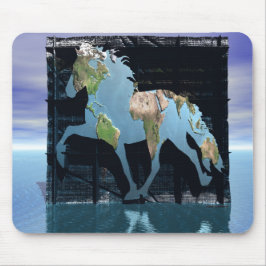 Welt isländischer mousepad