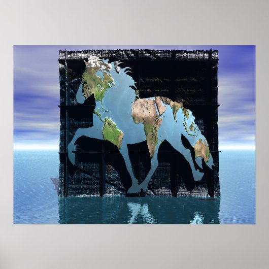 Welt isländischer poster (Vorne)