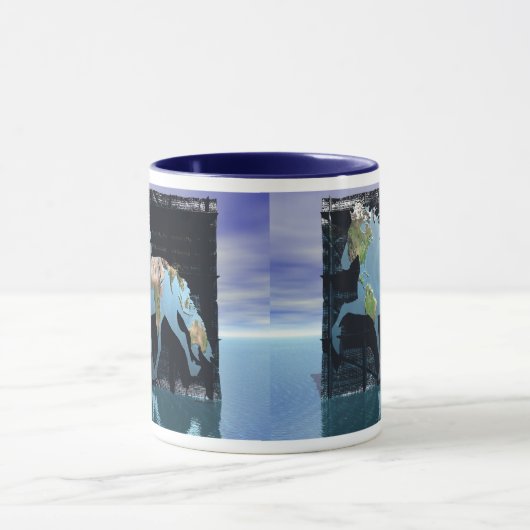 Welt isländischer tasse (Zentrum)