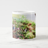 WELT IST EINE CIRCLE Jumbo-Tasse (Vorderseite)