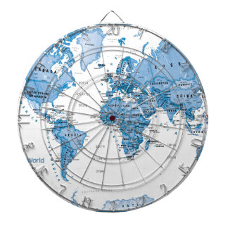 Welt ist Kunst-Blau - Kinder Dartscheibe