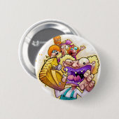 welt Kannibale Button (Vorne & Hinten)