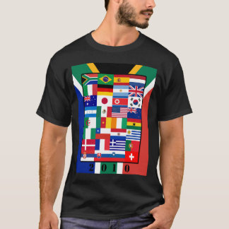Welt kennzeichnet grundlegenden dunklen T - Shirt