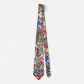 Welt kennzeichnet Krawatte (Vorderseite)