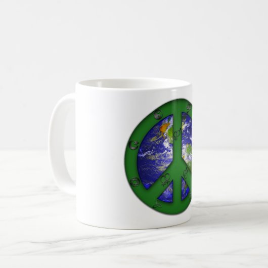 Welt koexistieren kaffeetasse (Vorderseite Links)