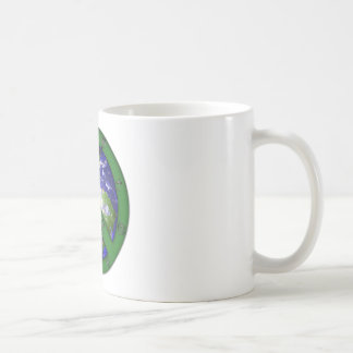 Welt koexistieren kaffeetasse