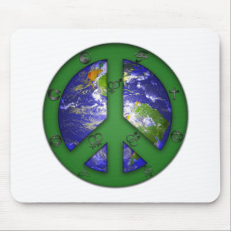 Welt koexistieren mousepad