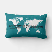 Welt koordiniert Sonderdatum für Farben Lendenkissen (Rückseite)