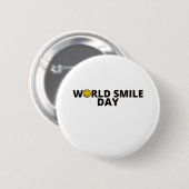 Welt-Lächeltag Button (Vorne & Hinten)