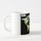 Welt map-2 kaffeetasse (Links)