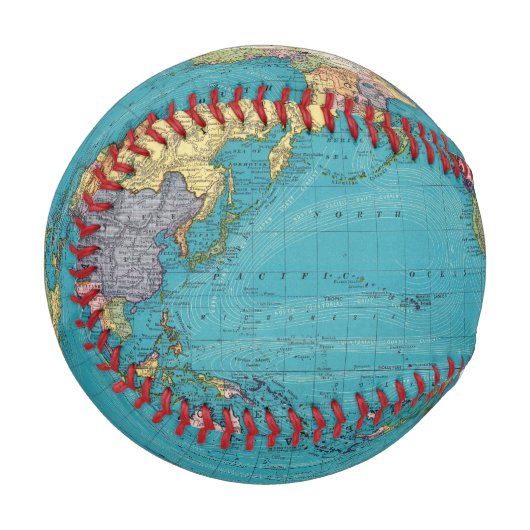 Welt, Mercators Prognose Baseball (Vorderseite Links)