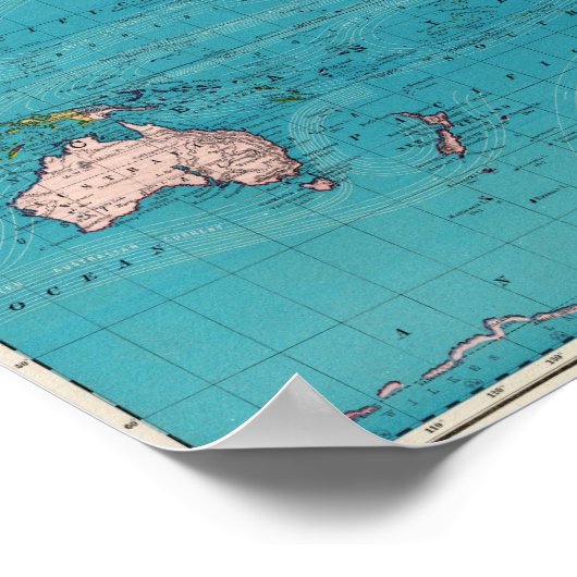 Welt, Mercators Prognose Poster (Ecke)