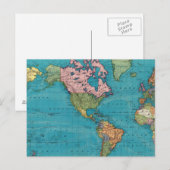 Welt, Mercators Prognose Postkarte (Vorne/Hinten)