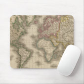 Welt, Mercators Projektion 2 Mousepad (Mit Mouse)